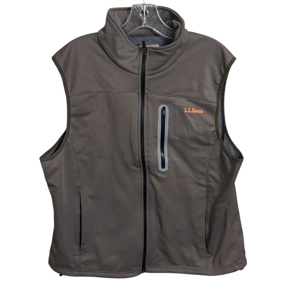 LLBEAN SZ LG Men's Bean's Performance Fleece-Lined Windbreaker Vest